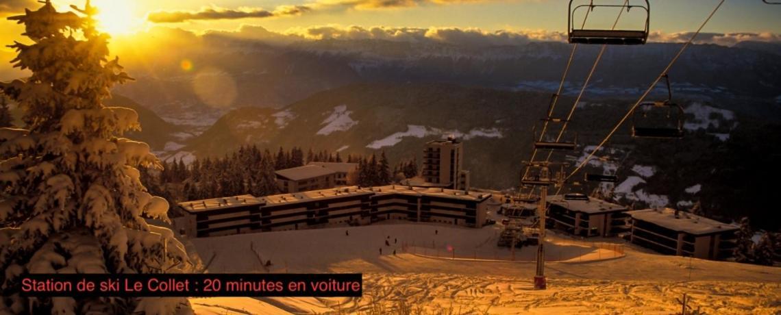 Meuble Classe 3 Etoiles Au Pied Des Thermes Allevard Exterior foto